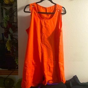 Orange Romper